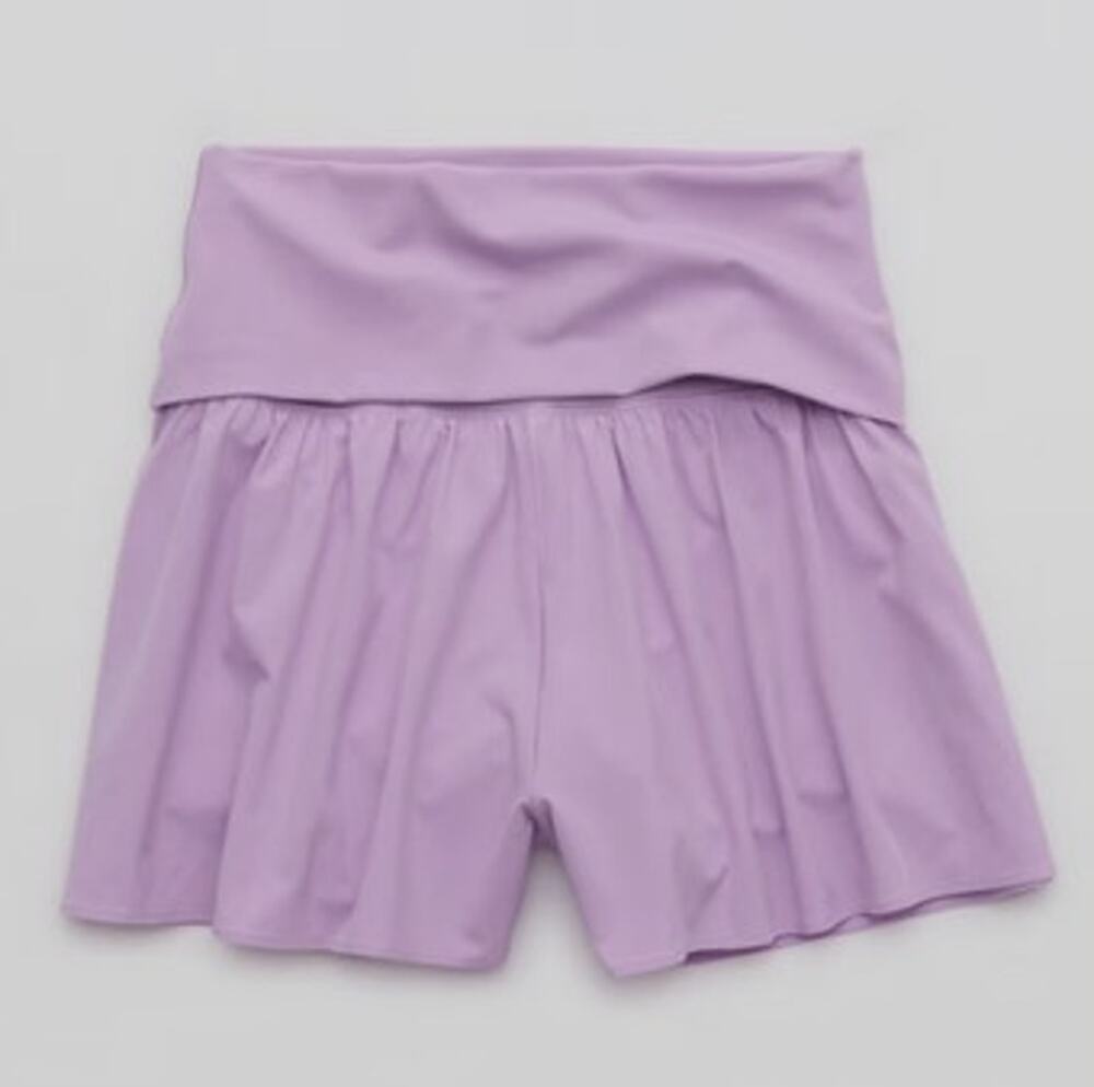 OFFLINE By Aerie Real Me Foldover Flowy Short Size Medium